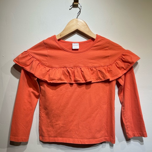 Hanna Andersson Other - 🌿Hanna Andersson Girls Ruffle Long Sleeve Top